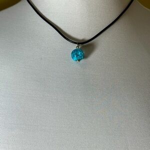 Leather like necklace with beads. Bundle of 3